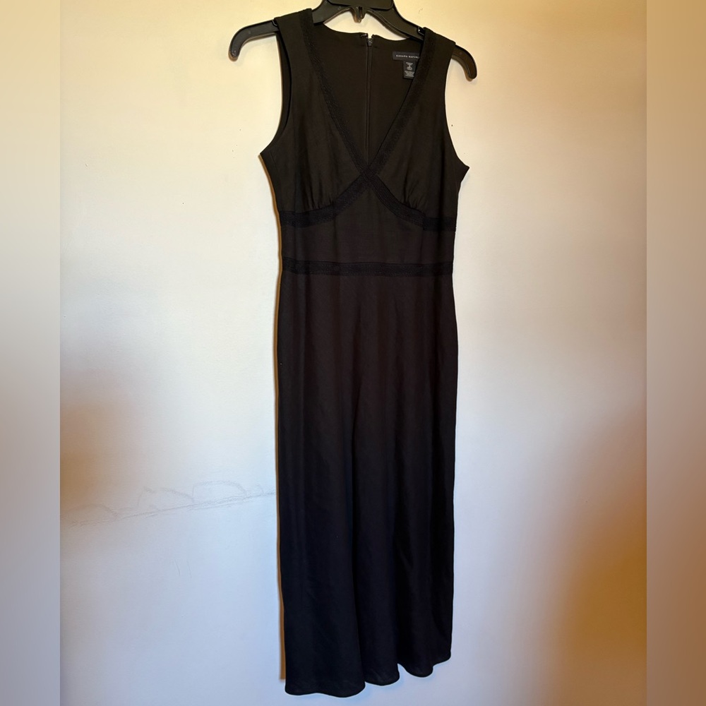 Banana Republic Black Sleeveless Midi Dress